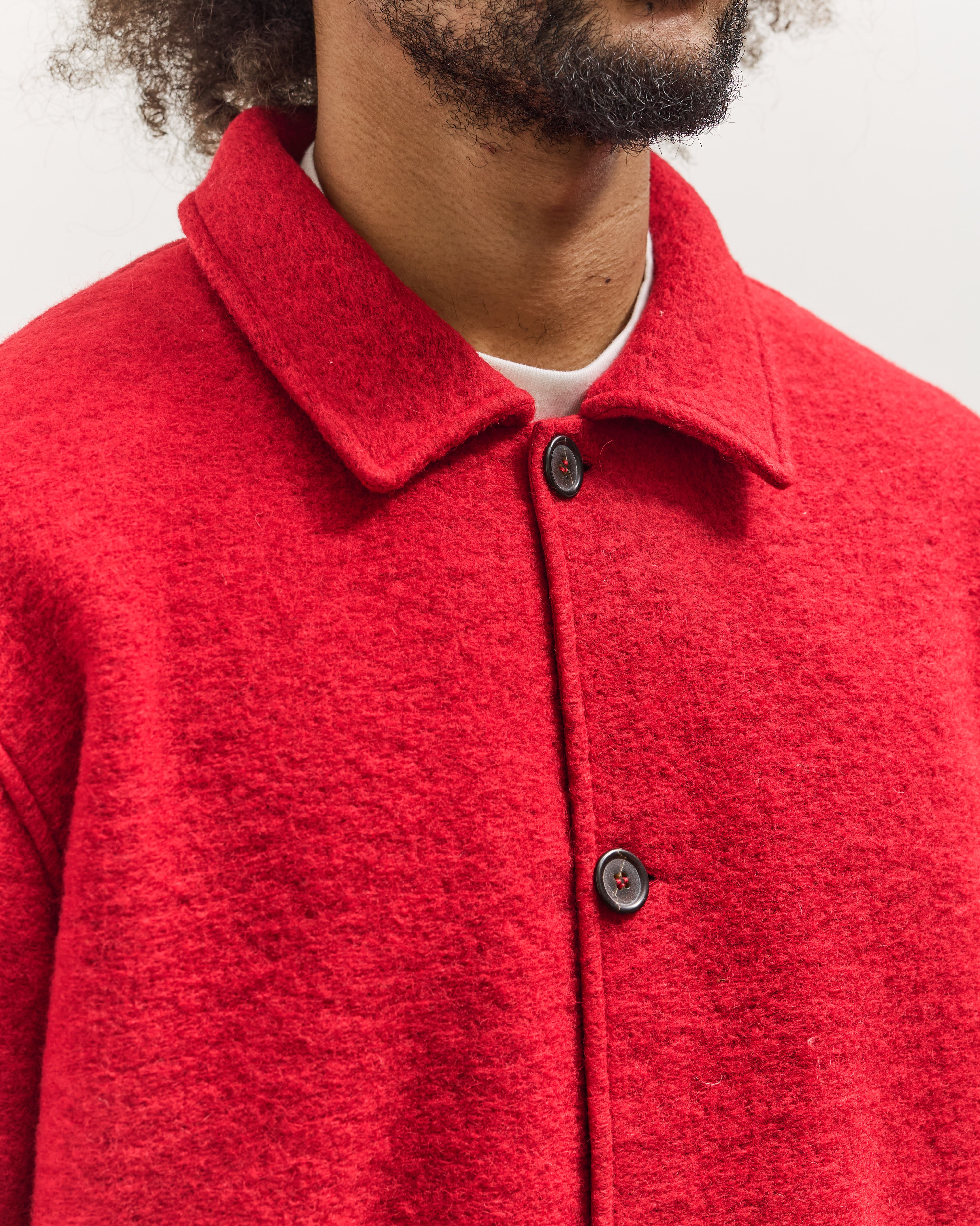 Universal Works Rams Jacket, Red – Glasswing