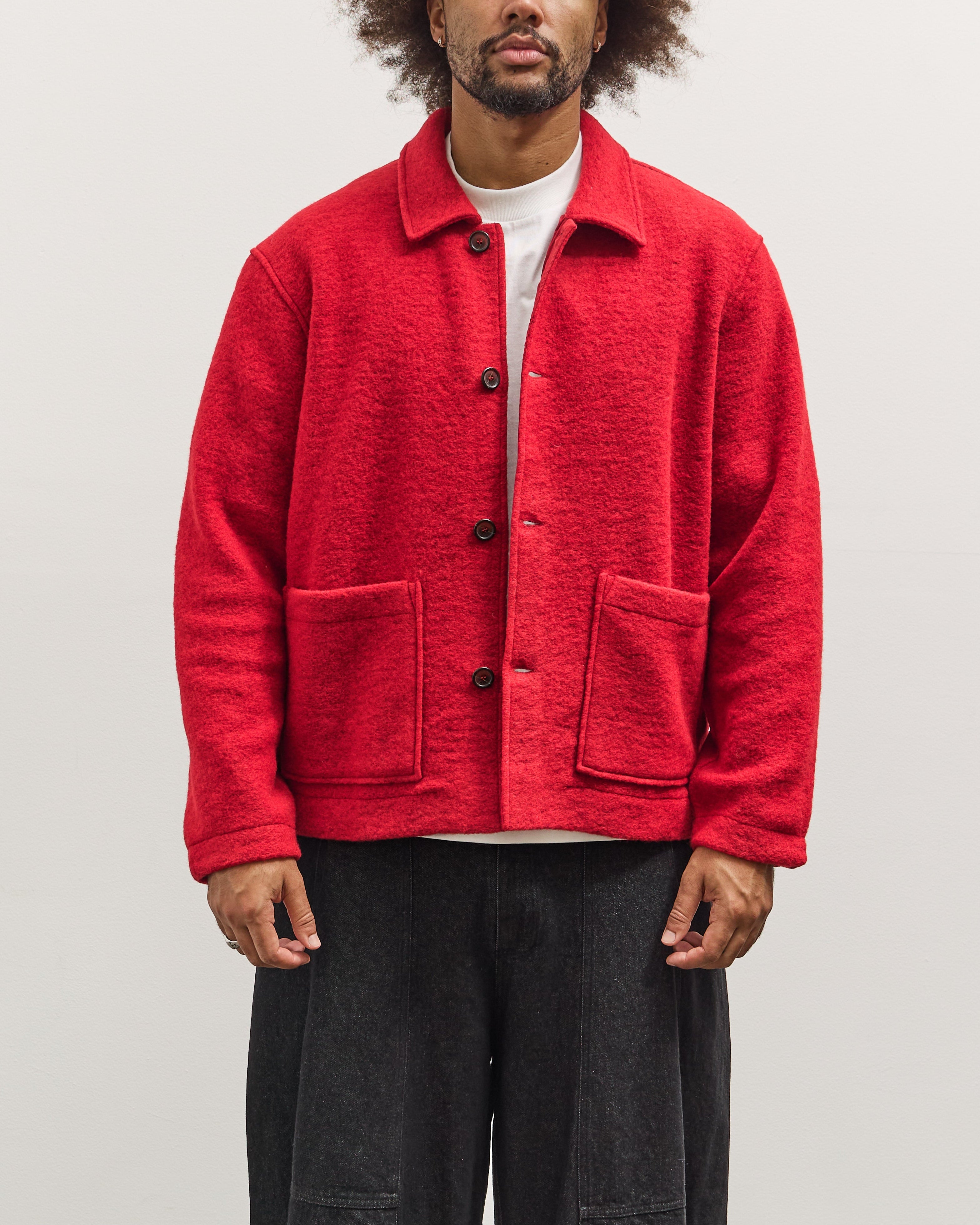 Universal Works Rams Jacket, Red – Glasswing