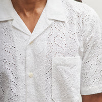 Universal Works Road Shirt, Hacoba White