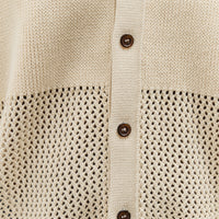 Universal Works S/S Knit Shirt, Ecru