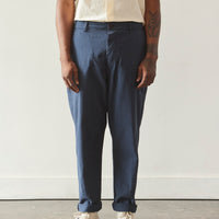 Universal Works Seersucker Military Chino, Navy