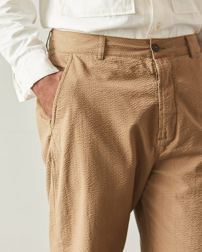 Universal Works Seersucker Military Chino, Olive