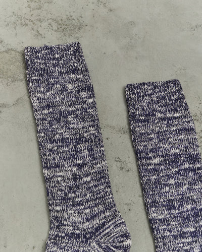 Universal Works Slub Sock, Navy