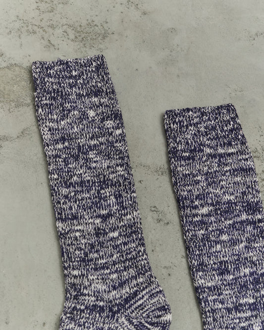 Universal Works Slub Sock, Navy