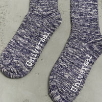 Universal Works Slub Sock, Navy