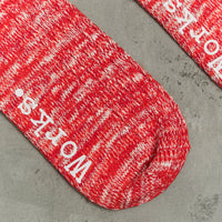 Universal Works Slub Sock, Red