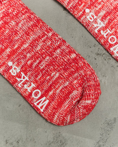 Universal Works Slub Sock, Red