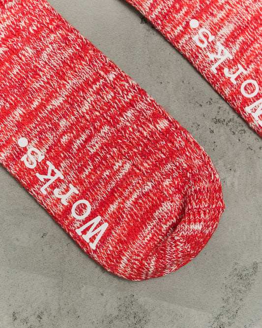 Universal Works Slub Sock, Red