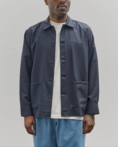 Universal Works 
Travail Overshirt, Navy