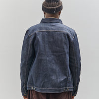 Universal Works Trucker II Jacket, Indigo Denim