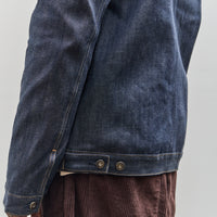 Universal Works Trucker II Jacket, Indigo Denim