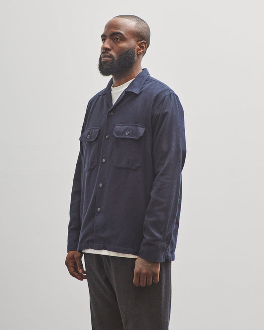 Universal Works Utility Shirt, Navy