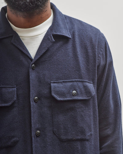 Universal Works Utility Shirt, Navy