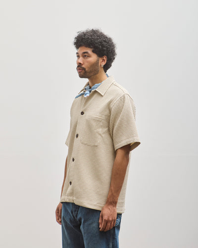 Universal Works Waffle Tech Overshirt, Driftwood