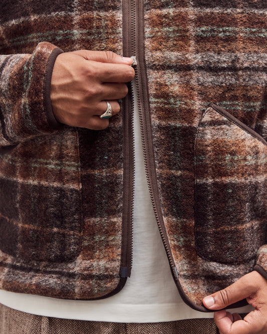Military Liner Jacket, Pino Brown