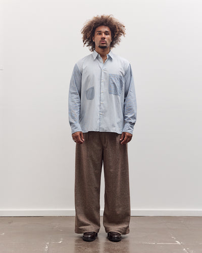 Station Shirt, Mixed Stripes