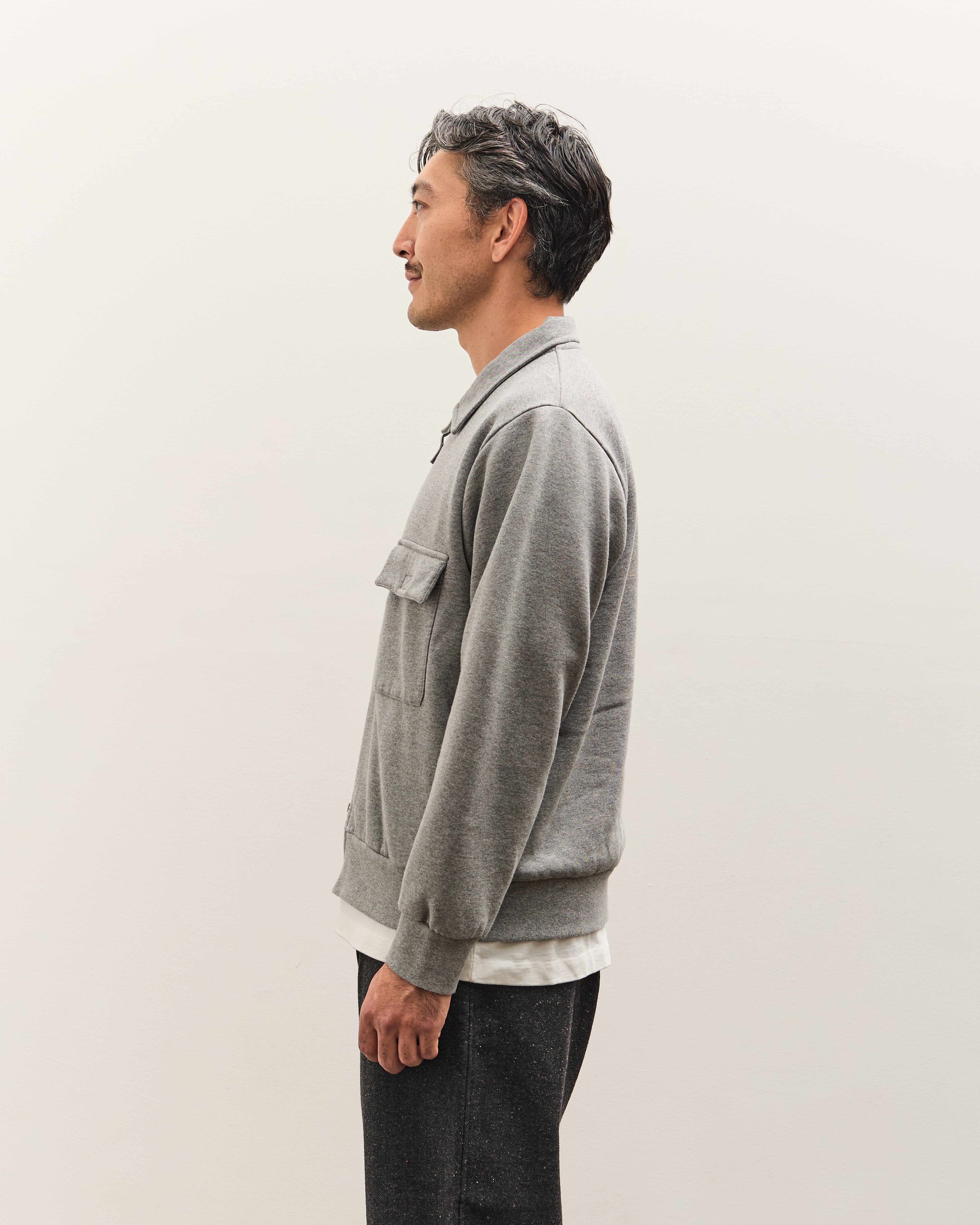 Universal Works Tyler Jacket, Grey Marl – Glasswing