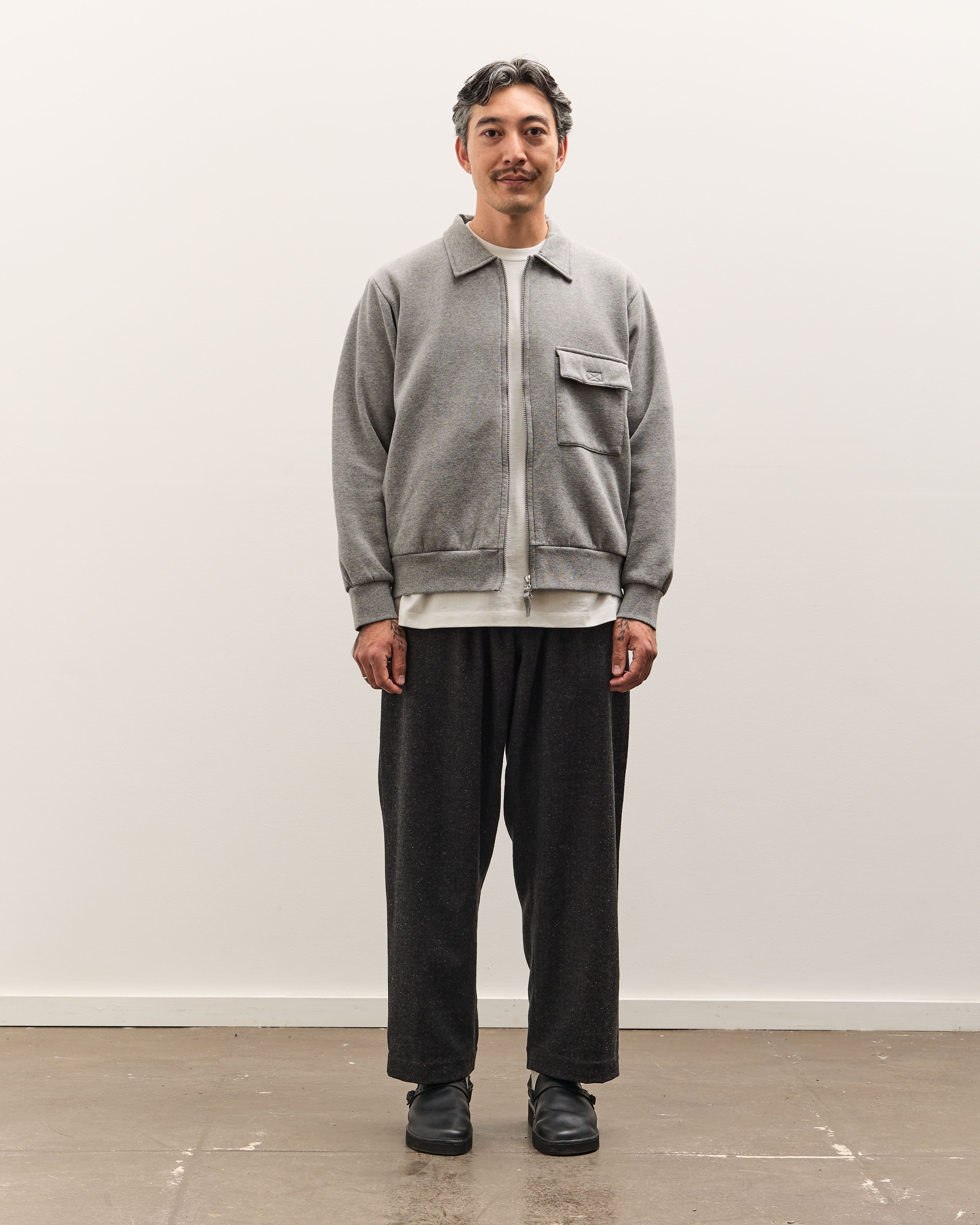 Universal Works Oxford Pant, Black Salt & Pepper – Glasswing