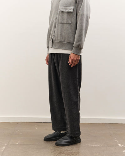 Universal Works Oxford Pant, Black Sat & Pepper