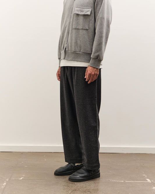 Universal Works Oxford Pant, Black Sat & Pepper