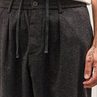 Universal Works Oxford Pant, Black Sat & Pepper