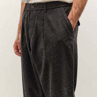 Universal Works Oxford Pant, Black Sat & Pepper
