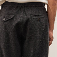 Universal Works Oxford Pant, Black Sat & Pepper