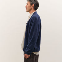 Universal Works David Cardigan, Navy Alpaca