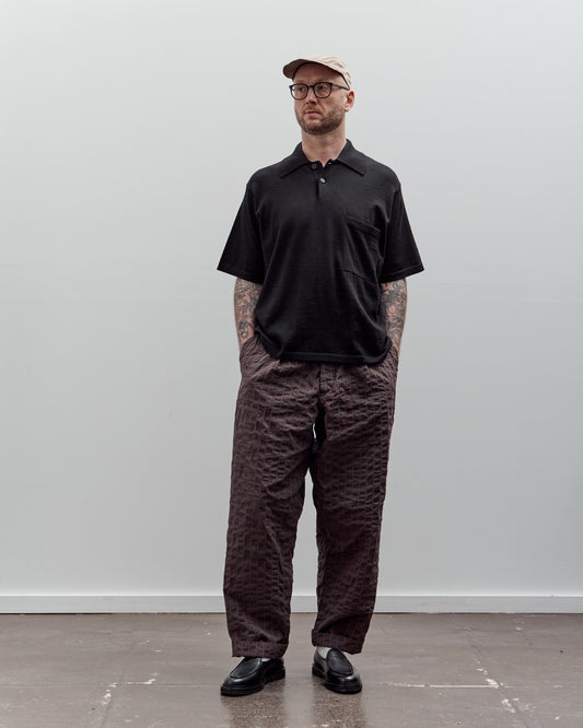 Universal Works Oxford Pant, Brown Chester Stripe