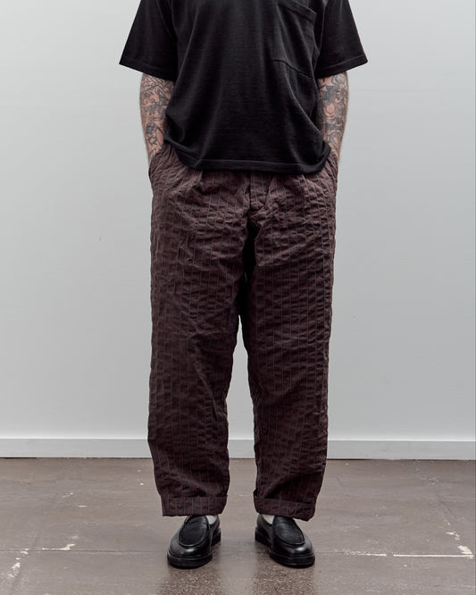 Universal Works Oxford Pant, Brown Chester Stripe