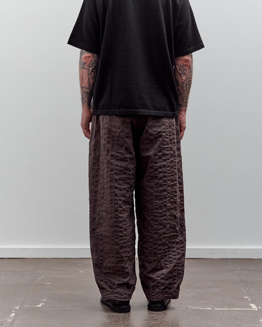 Universal Works Oxford Pant, Brown Chester Stripe
