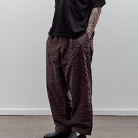 Universal Works Oxford Pant, Brown Chester Stripe
