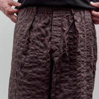 Universal Works Oxford Pant, Brown Chester Stripe