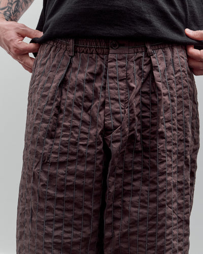 Universal Works Oxford Pant, Brown Chester Stripe