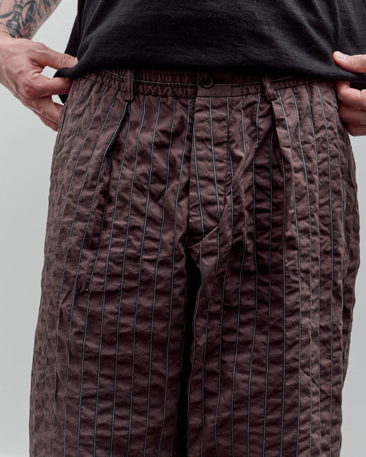 Universal Works Oxford Pant, Brown Chester Stripe