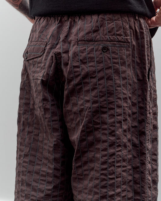 Universal Works Oxford Pant, Brown Chester Stripe