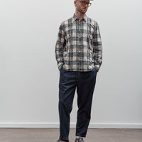 Universal Works Square Pocket Shirt, Navy