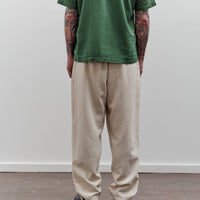 Universal Works Pleated Track Pant, Ecru