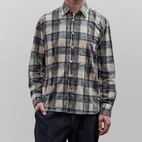 Universal Works Square Pocket Shirt, Navy