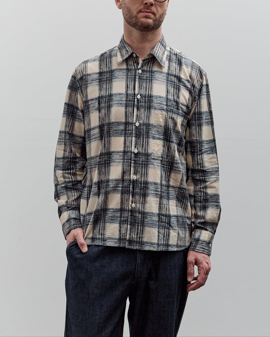 Universal Works Square Pocket Shirt, Navy