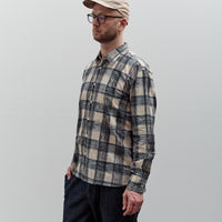 Universal Works Square Pocket Shirt, Navy
