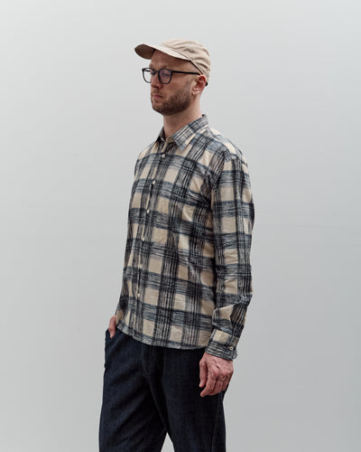 Universal Works Square Pocket Shirt, Navy