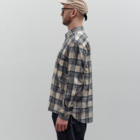 Universal Works Square Pocket Shirt, Navy