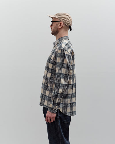 Universal Works Square Pocket Shirt, Navy