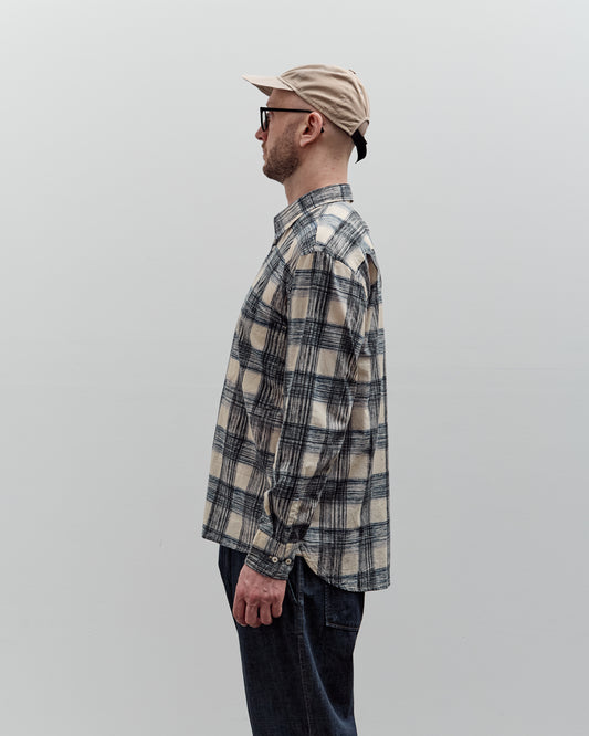 Universal Works Square Pocket Shirt, Navy