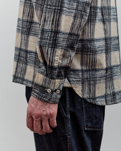 Universal Works Square Pocket Shirt, Navy