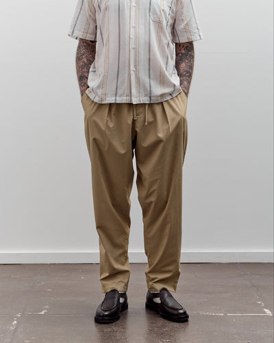 Universal Works Pleated Track Pant, Sand