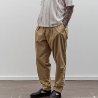 Universal Works Pleated Track Pant, Sand