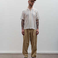 Universal Works Pleated Track Pant, Sand