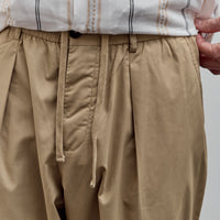 Universal Works Pleated Track Pant, Sand